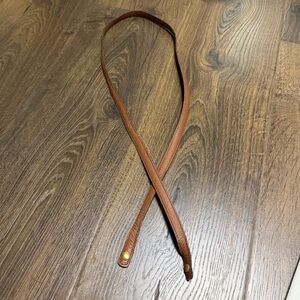 Louis Vuitton vintage leather snap bag strap